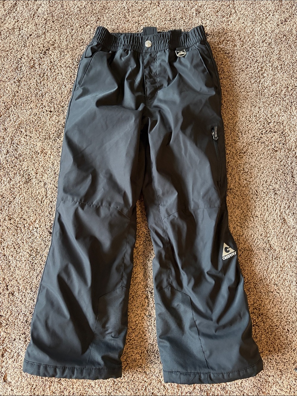 Gerry Black Kids Snow Pants - Size M (10/12)